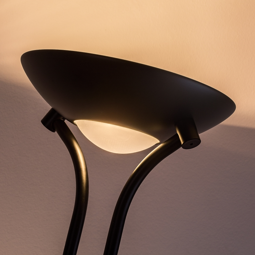 Brilagi - Candeeiro de pé dimerizável SCARLETT 1xR7s/230W/230V + 1xG9/40W preto