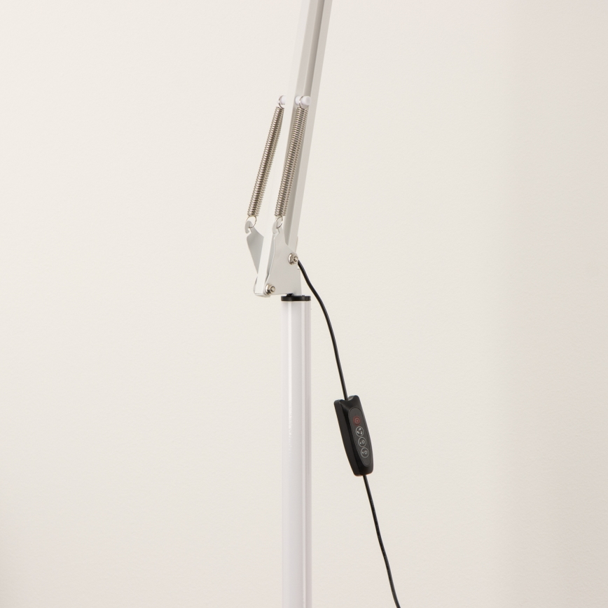 Brilagi - Candeeiro de pé flexível dimerizável VARIO LED/14W/230V 3000-6000K 157 cm branco