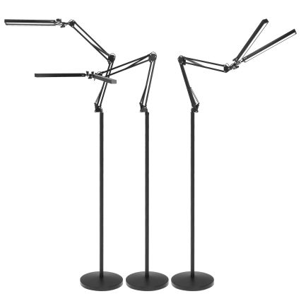 Brilagi - Candeeiro de pé flexível LED dimerizável VARIO LED/14W/230V 3000-6000K 157 cm preto