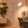 Brilagi - Candeeiro de pé flexível TASKER 1xE27/60W/230V 157 cm branco