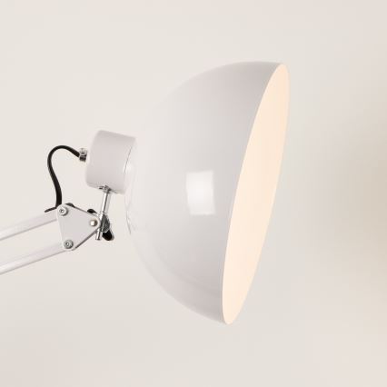 Brilagi - Candeeiro de pé flexível TASKER 1xE27/60W/230V 157 cm branco