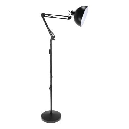 Brilagi - Candeeiro de pé flexível TASKER 1xE27/60W/230V 157 cm preto