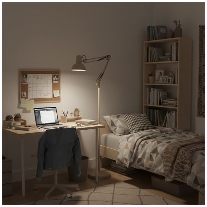 Brilagi - Candeeiro de pé flexível TASKER 1xE27/60W/230V 184 cm bege
