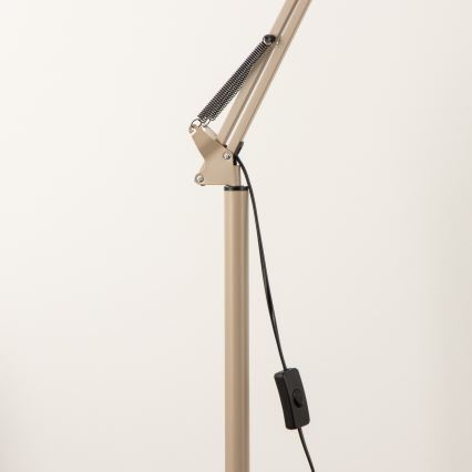 Brilagi - Candeeiro de pé flexível TASKER 1xE27/60W/230V 184 cm bege