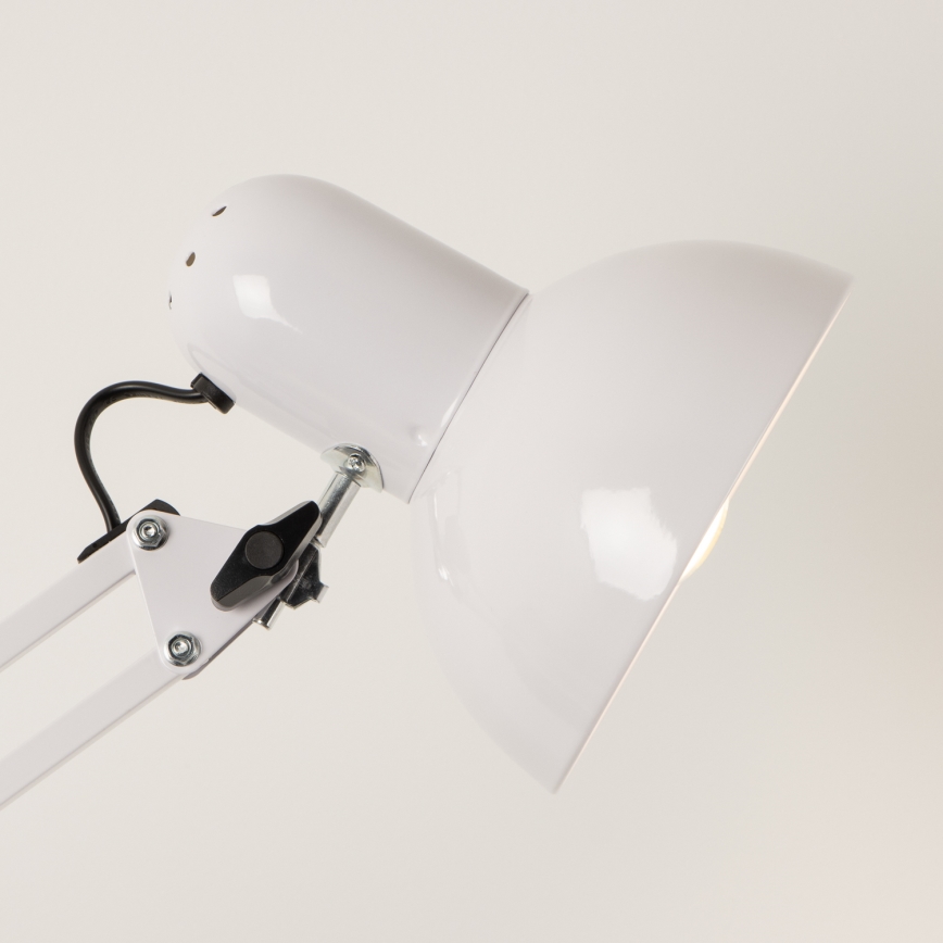 Brilagi - Candeeiro de pé flexível TASKER 1xE27/60W/230V 184 cm branco