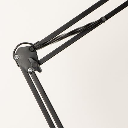 Brilagi - Candeeiro de pé flexível TASKER 1xE27/60W/230V 184 cm preto