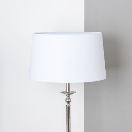 Brilagi - Candeeiro de pé LED CERIA 1x E27, 60 W, 230 V, Ø 45 cm, cromado brilhante/branco