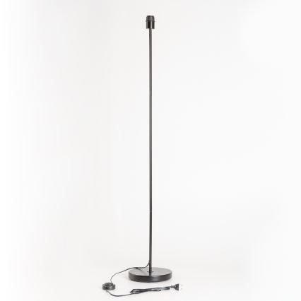 Brilagi - Candeeiro de pé LED CERIA 1xE27/40W/230V Ø 25 cm bambu/preto