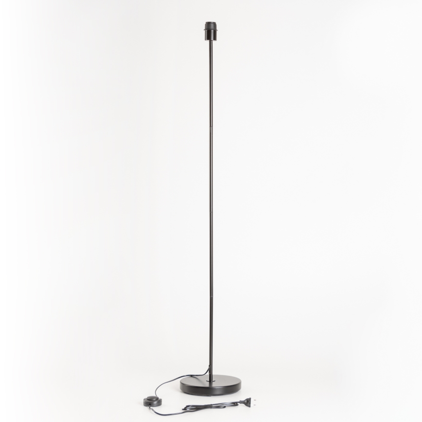 Brilagi - Candeeiro de pé LED CERIA 1xE27/40W/230V Ø 25 cm bambu/preto