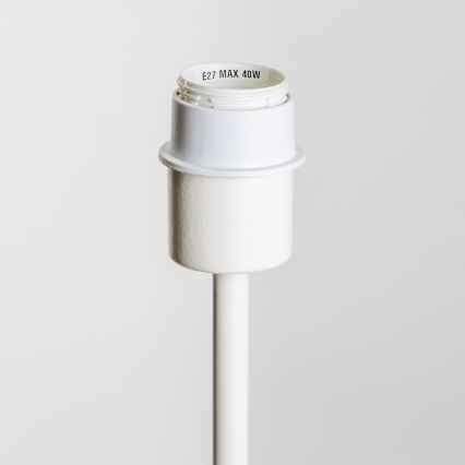 Brilagi - Candeeiro de pé LED CERIA 1xE27/40W/230V Ø 25 cm cinzento/branco