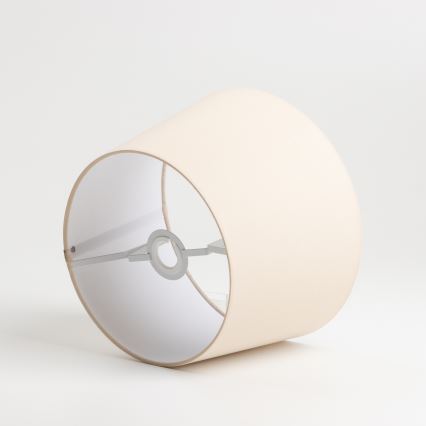 Brilagi - Candeeiro de pé LED CERIA 1xE27/40W/230V Ø 30 cm bege/branco