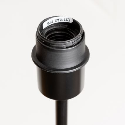 Brilagi - Candeeiro de pé LED CERIA 1xE27/40W/230V Ø 30 cm bege/preto