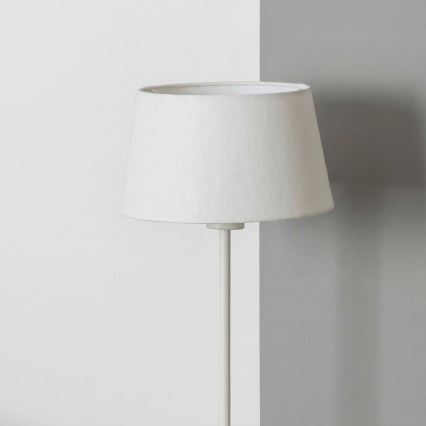 Brilagi - Candeeiro de pé LED CERIA 1xE27/40W/230V Ø 30 cm branco