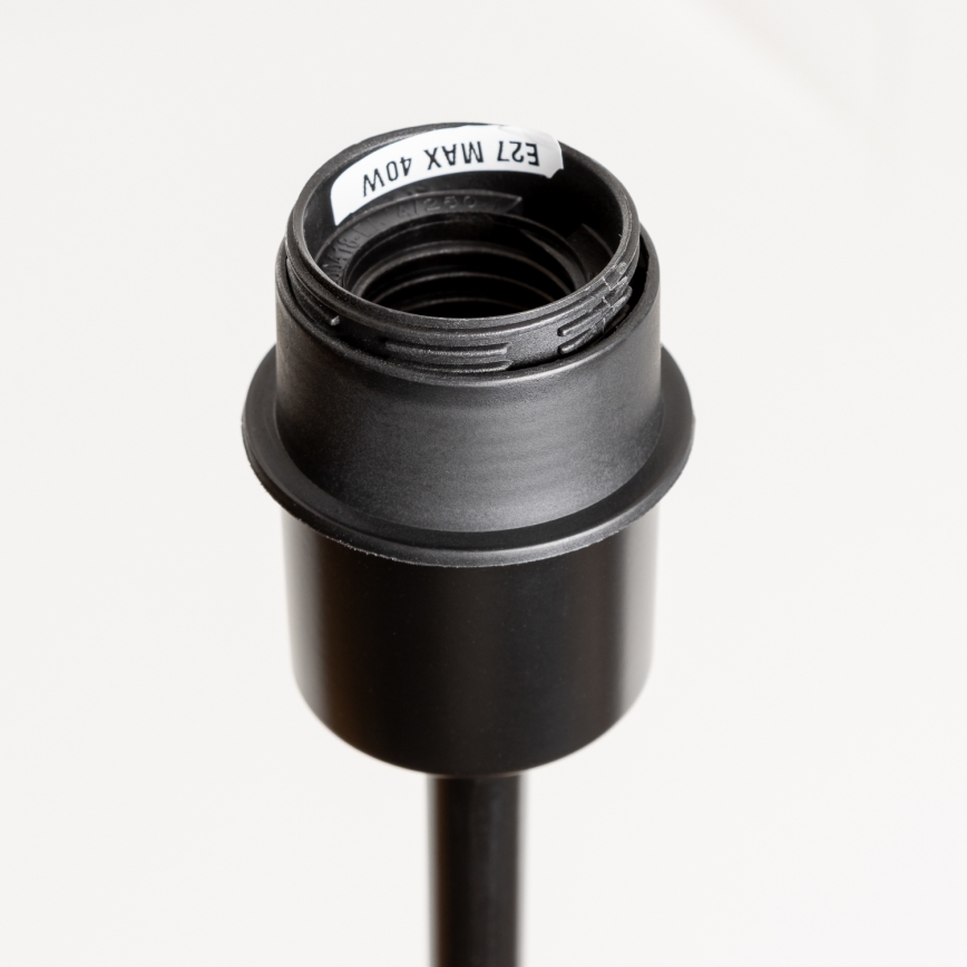 Brilagi - Candeeiro de pé LED CERIA 1xE27/40W/230V, Ø 50 cm, bege/preto