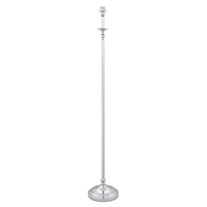 Brilagi - Candeeiro de pé LED CERIA 1xE27/60W/230V diâmetro 45 cm cromado brilhante/bege