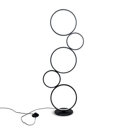 BRILAGI - Candeeiro de pé LED ECHO LED/36W/230V 4000K 110 cm preto