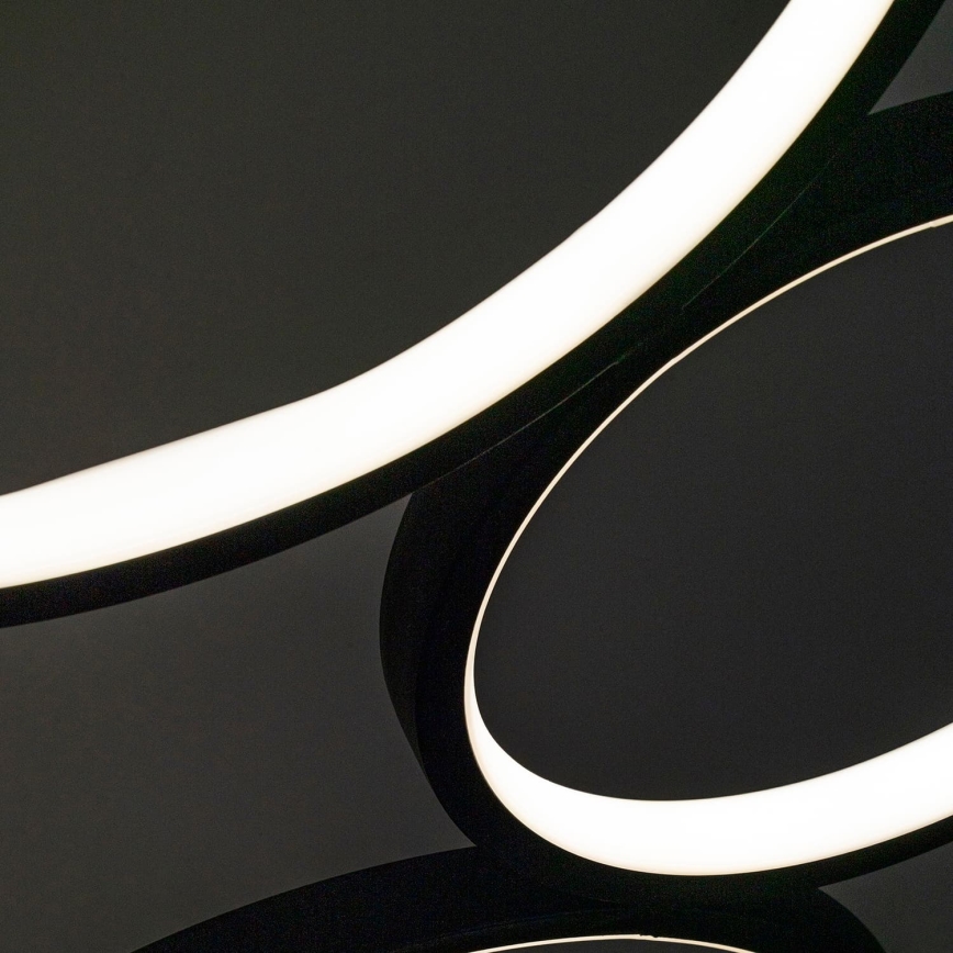 BRILAGI - Candeeiro de pé LED ECHO LED/36W/230V 4000K 110 cm preto