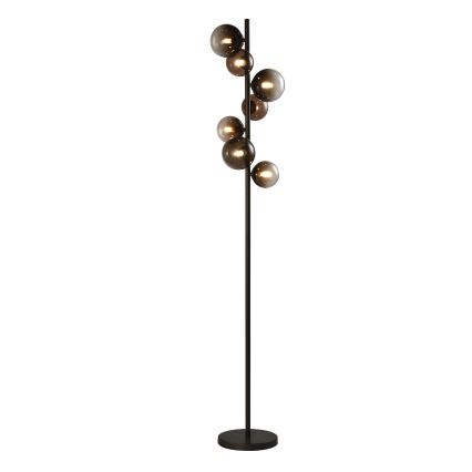 Brilagi - Candeeiro de pé LED MILLA 7xG9/3W/230V castanho/castanho fumê