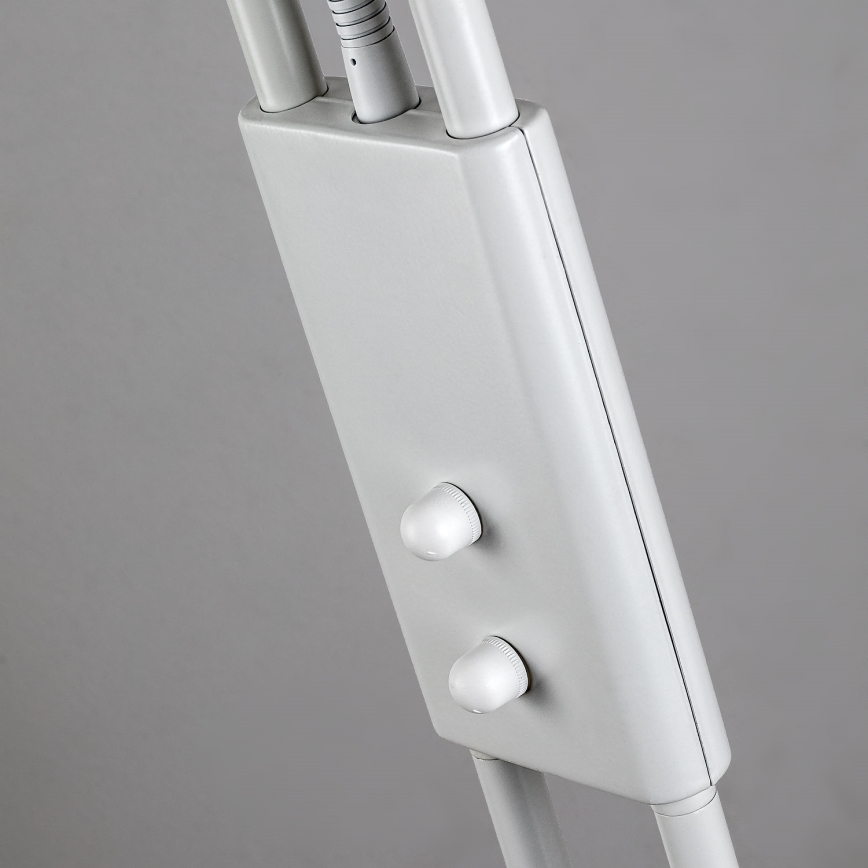 Brilagi - Candeeiro de pé regulável SCARLETT 1xR7s/230W/230V + 1xG9/40W branco