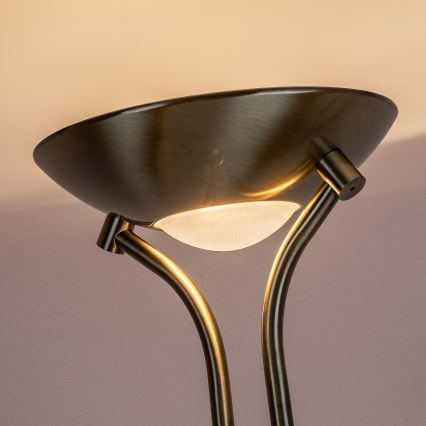 Brilagi - Candeeiro de pé regulável SCARLETT 1xR7s/230W/230V + 1xG9/40W bronze