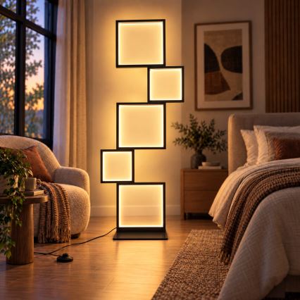 BRILAGI - Candeeiro de pé SHIFT LED/36W/230V 4000K 123 cm preto