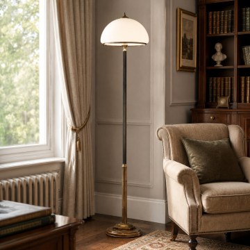 Brilagi - Candeeiro de pé TAURUS 2xE27/15W/230V bronze