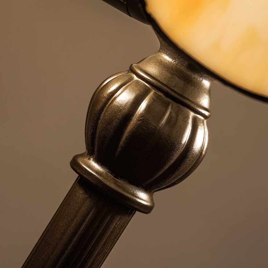 Brilagi - Candeeiro de pé Tiffany em vitral DORAN 2xE27/60W/230V