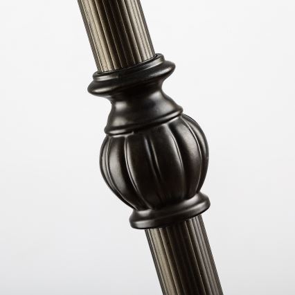 Brilagi - Candeeiro de pé Tiffany em vitral MARGARET 2xE27/60W/230V