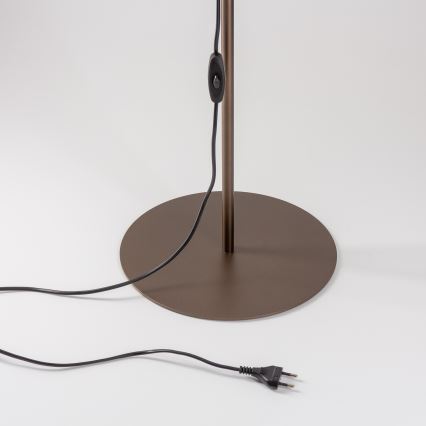Brilagi - Candeeiro de pé VULCANO 3xG9/8W/230V bronze/bege fumê