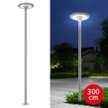 BRILAGI - Candeeiro de rua LED para exterior com poste de 3 m URBANSPARK LED/120W/230V cinzento IP65
