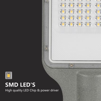 Brilagi - Candeeiro de rua LED URBANLIGHT, 50W/230V, cinzento, IP65
