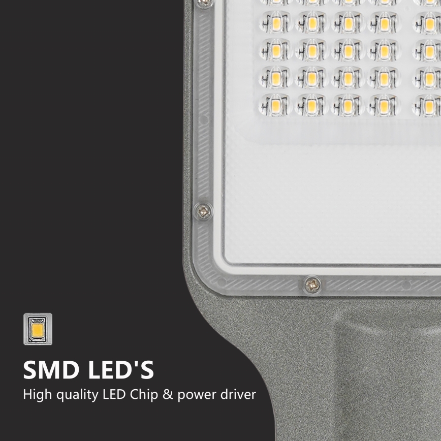Brilagi - Candeeiro de rua LED URBANLIGHT, 50W/230V, cinzento, IP65