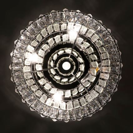 BRILAGI - Candeeiro de tecto AURELIA 5xE14/40W/230V, diâmetro 50 cm, cromado brilhante