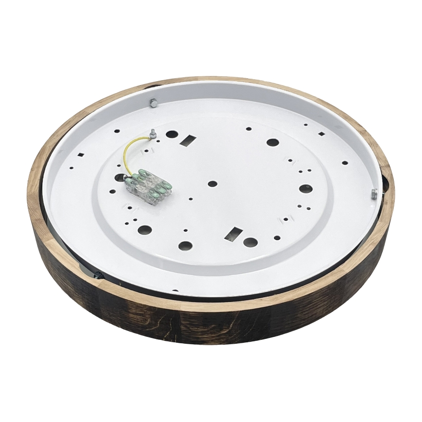 Brilagi - Candeeiro de tecto CARVALHO SMOKEY 3xE27/15W/230V carvalho Ø 47,5 cm