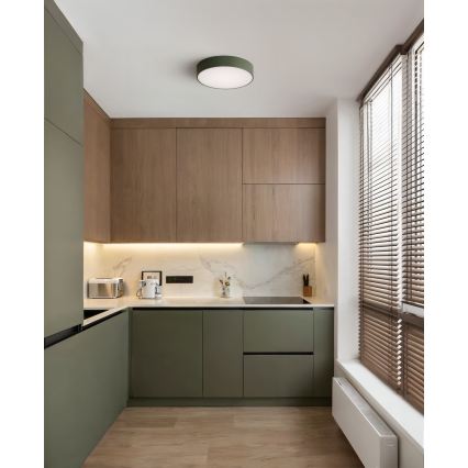 Brilagi - Candeeiro de tecto CLARE 3xE27/24W/230V Ø 40 cm caqui