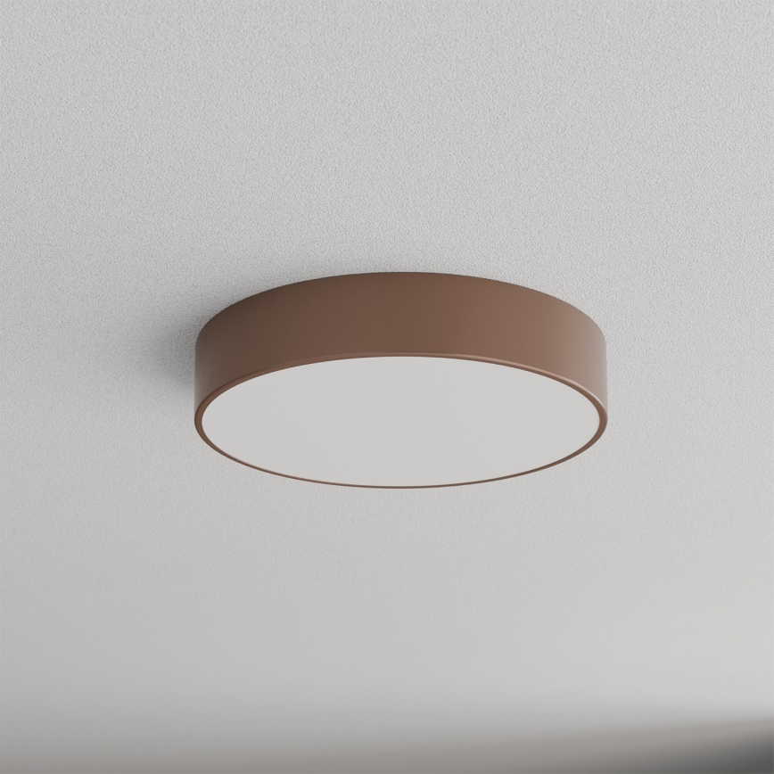Brilagi - Candeeiro de tecto CLARE 3xE27/40W/230V Ø 40 cm castanho