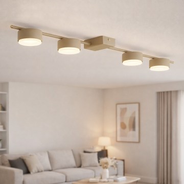 Brilagi - Candeeiro de tecto com 4xGX53/12W/230V, bege