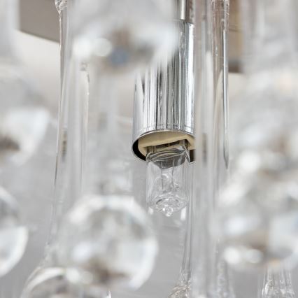 Brilagi - Candeeiro de tecto em cristal LED JEWEL 6xG9/42W/230V Ø 50 cm