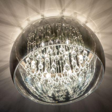 Brilagi - Candeeiro de tecto em cristal LED JEWEL 6xG9/42W/230V Ø 50 cm