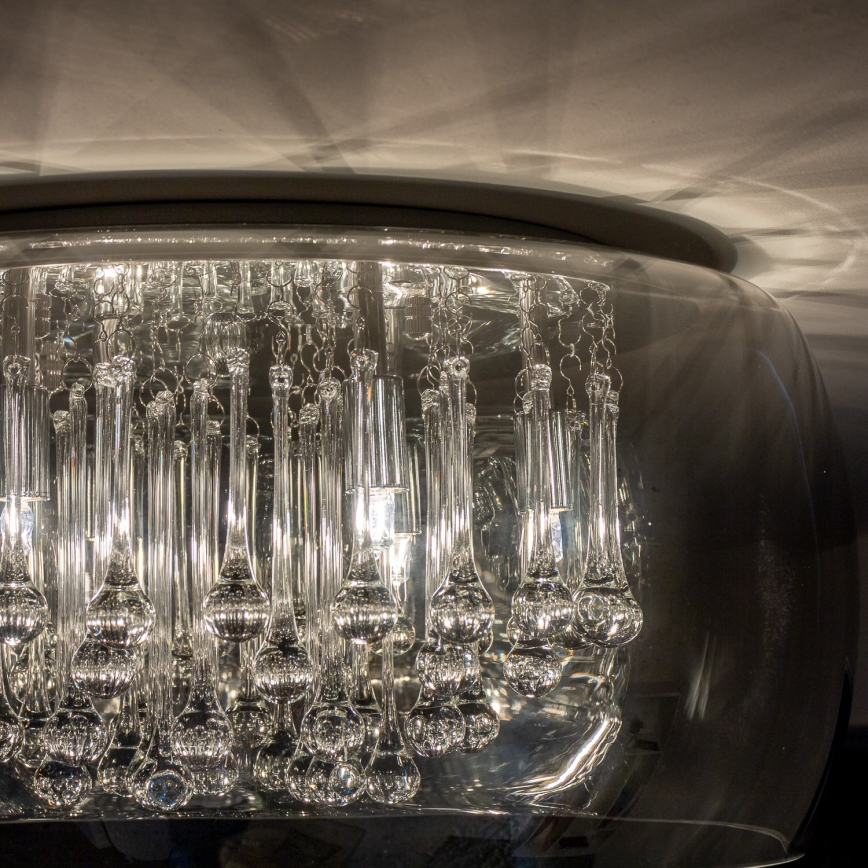 Brilagi - Candeeiro de tecto em cristal LED JEWEL 6xG9/42W/230V Ø 50 cm