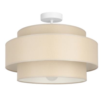 Brilagi - Candeeiro de tecto de fixação à superfície RESNA 1xE27/60W/230V Ø 40 cm bege