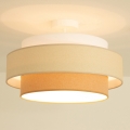 Brilagi - Candeeiro de tecto de montagem superficial RESNA 1xE27/60W/230V Ø 40 cm creme/bege
