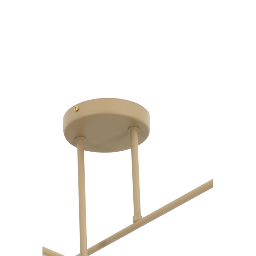 Brilagi - Candeeiro de tecto de montagem superficial VIRGO 4xE14/40W/230V bege/dourado