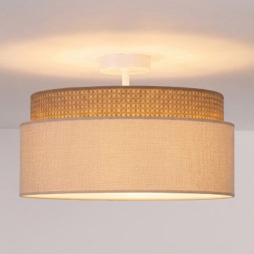 Brilagi - Candeeiro de tecto de sobrepor PADOVA 1xE27/60W/230V Ø 40 cm bege