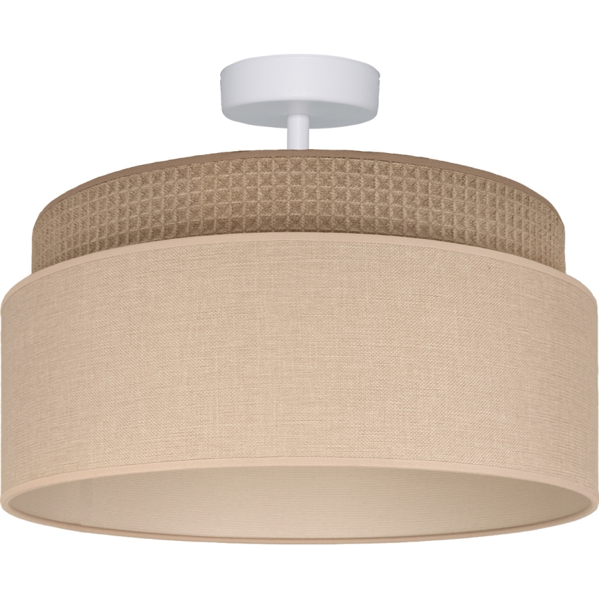 Brilagi - Candeeiro de tecto de sobrepor PADOVA 1xE27/60W/230V Ø 40 cm bege