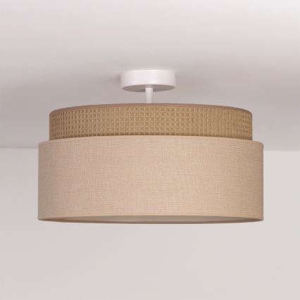 Brilagi - Candeeiro de tecto de sobrepor PADOVA 1xE27/60W/230V Ø 40 cm bege