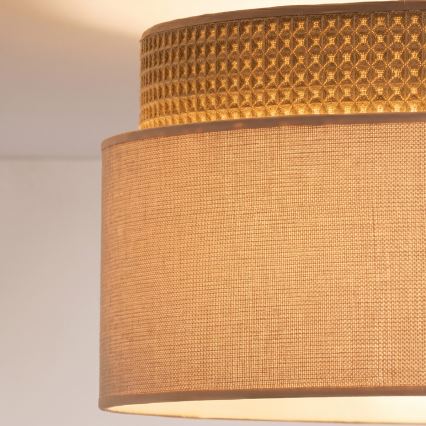 Brilagi - Candeeiro de tecto de sobrepor PADOVA 1xE27/60W/230V Ø 40 cm bege