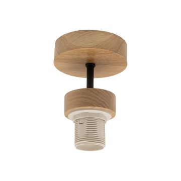 Brilagi - Candeeiro de tecto de superfície PARTY 1xE27/60W/230V Ø 10 cm carvalho