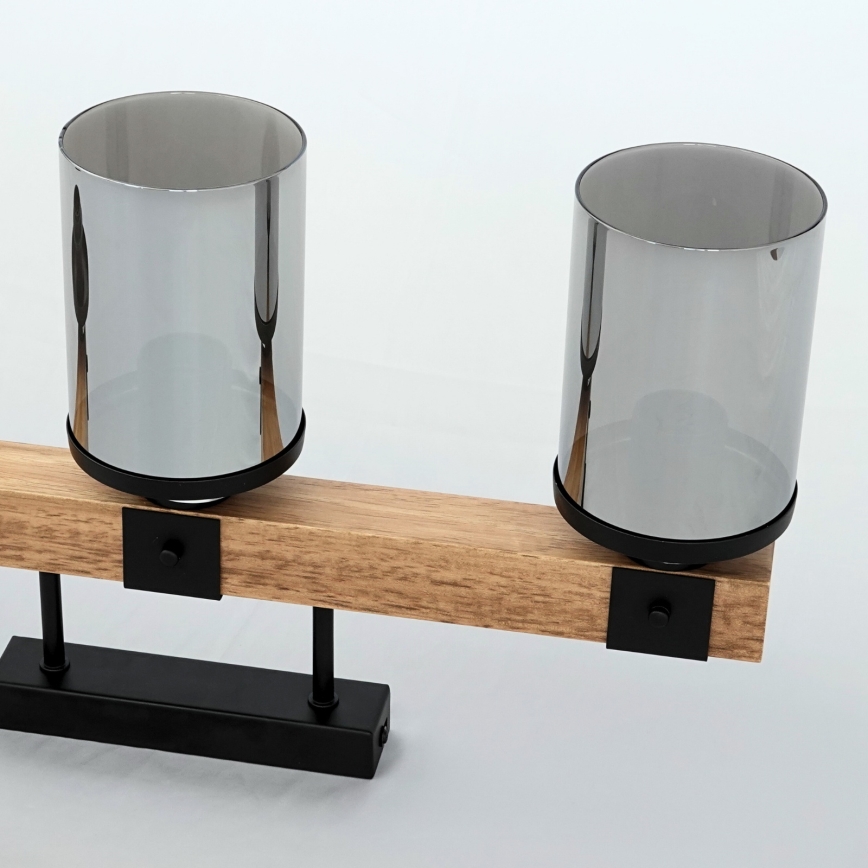 Brilagi - Candeeiro de tecto de superfície VISTA 3xE27/60W/230V carvalho