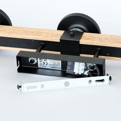 Brilagi - Candeeiro de tecto de superfície VISTA 3xE27/60W/230V carvalho